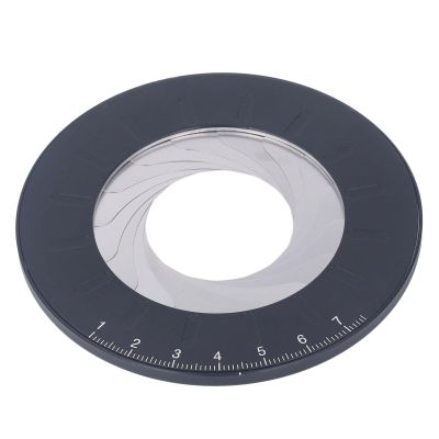 Circle Drawing Tool, Rotating Round Template Ruler, Black with G
