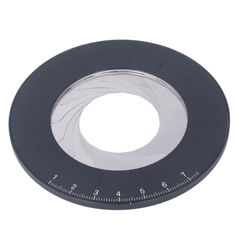 Circle Drawing Tool, Rotating Round Template Ruler, Black with G