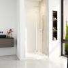 Niche Shower Enclosure 90 x 195 cm with 180° Folding Door, 6 mm Tempered Nano Glass view 3