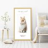 PrimeLuxe Solid Wood Custom Picture Frame, Slim, 30 x 48 cm, Natural | Selectable Size | Anti-Glare Acrylic Glass view 3