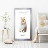 PrimeLuxe Solid Wood Picture Frame 38 x 58 cm, Silver Gray | Black Outer Edge | Custom Sizes view 3