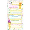 JuNa-Experten 8 Rabbit Invitations for an 8th Birthday, Pink Party Bags, Stickers and Bookmarks view 4