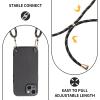 GoodcAcy Phone Lanyard Case for Samsung Galaxy Note 20, Detachable Strap, Black view 3