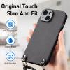 GoodcAcy Phone Lanyard Case for Samsung Galaxy Note 20, Detachable Strap, Black view 4