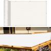 Amunpitic Balcony Privacy Screen 65 x 200 cm with Cable Ties, Wind and Dust Protection view 1