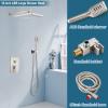Brushed Nickel 2-Way Wall-Mount Rain Shower System view 4