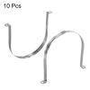 sourcing map 10-Pack 180 mm Pipe Clamps, M180 U-Bolt Pipe Clamp view 3