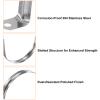 sourcing map 10-Pack 180 mm Pipe Clamps, M180 U-Bolt Pipe Clamp view 4