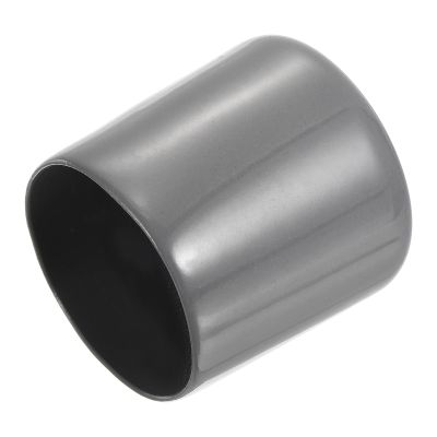 QUARKZMAN 4-Pack Rubber End Caps, 44 mm ID, Dark Gray