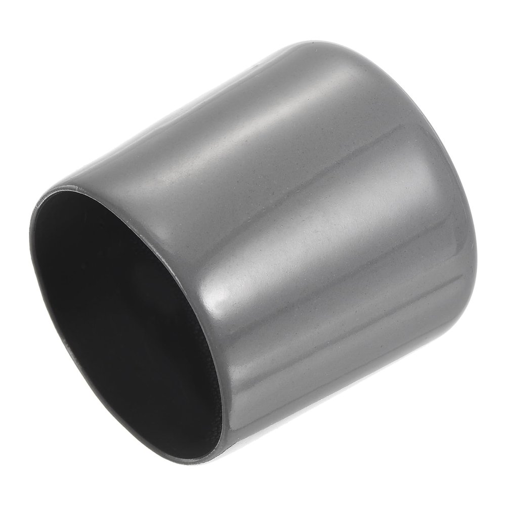 QUARKZMAN 4-Pack Rubber End Caps, 44 mm ID, Dark Gray
