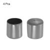 QUARKZMAN 4-Pack Rubber End Caps, 44 mm ID, Dark Gray view 2