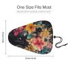 NWGHM Bicycle Seat Cover with Colorful Flowers, Waterproof Drawstring Cushion view 2