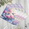 HUISEFOR Hummingbird Hydrangea Cloth Napkins, Set of 4, 18 x 18 in view 2