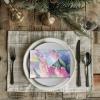HUISEFOR Hummingbird Hydrangea Cloth Napkins, Set of 4, 18 x 18 in view 3