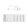 1-Piece Pneumatic Push-In Reducer, 6/8/10/12 mm Tube to 4/6/8/10 mm Tube, CZAOINCU (PGJ12-06) view 4
