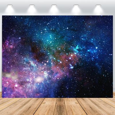 ASDCXZ Starry Sky Photo Backdrop 9 x 6 ft
