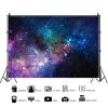 ASDCXZ Starry Sky Photo Backdrop 9 x 6 ft view 2