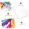 FUNOMOCYA 6-Piece Transparent ID Card Holder Set with Lanyards view 2