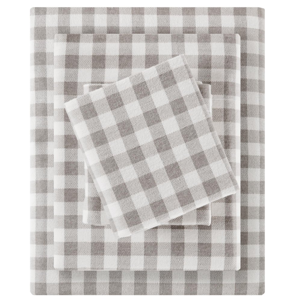 Sleep Philosophy True North 100% Cotton Flannel Sheet Set, Full Size, Brushed for Extra Softness