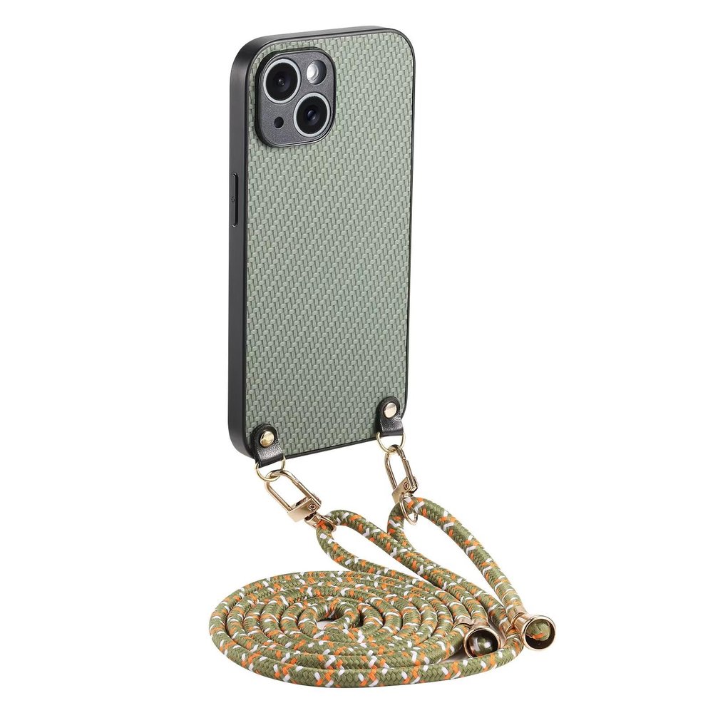 GoodcAcy Phone Lanyard Case for Xiaomi Redmi Note 12 4G, Removable Strap, Green