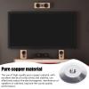 Subwoofer Isolation Pads, Amplifier Feet, Non-Slip Copper Audio Isolation Feet for Improved Stability view 3