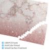 Artistic Pink, Rose Gold, Glitter, White Marble Ombre 1000-Piece Wooden Puzzle view 3