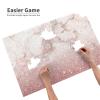 Artistic Pink, Rose Gold, Glitter, White Marble Ombre 1000-Piece Wooden Puzzle view 4