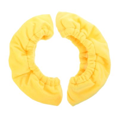 TOGEVAL Yellow Ice Skate Guards for Figure Skating, 1 Pair, Polyester