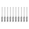 QUARKZMAN 10-Piece S2 Magnetic Slotted Screwdriver Bit Set, SL2.0 2 mm, 1/4-Inch Hex Shank view 1