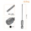 QUARKZMAN 10-Piece S2 Magnetic Slotted Screwdriver Bit Set, SL2.0 2 mm, 1/4-Inch Hex Shank view 2