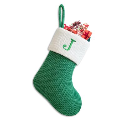 Putentfun Personalized Christmas Stocking, 22 cm, Green J