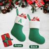 Putentfun Personalized Christmas Stocking, 22 cm, Green J view 3