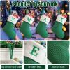 Putentfun Personalized Christmas Stocking, 22 cm, Green J view 4
