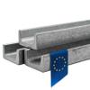 Stahl-Shop24 Galvanized U-Channel 65 × 42 × 5.5 mm, 1000 mm, Bent view 1