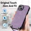 GoodcAcy Case Compatible with Xiaomi 11T, Purple, with Detachable Neck Strap view 4