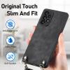 GoodcAcy Case Compatible with Samsung Galaxy A13 5G/A04s, Black, with Removable Strap view 3
