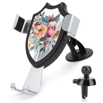 KLWQR Car Phone Holder with Floral Pattern, Non-Slip, Ultra-Stable, Universal Fit
