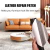 Self-Adhesive Faux Leather Repair Patch, Dark Brown, 39.4 x 54 in view 2