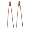 Amosfun 6-Piece Wooden Serving Tongs Set view 1
