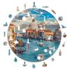 Iconic Puzzles Beautiful Venice, Italy, 100% Sustainable Wooden Puzzle, Large, 600 Pieces view 1