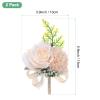 M METERXITY 2-Pack Men's Boutonniere Pins, Nude Pink view 3