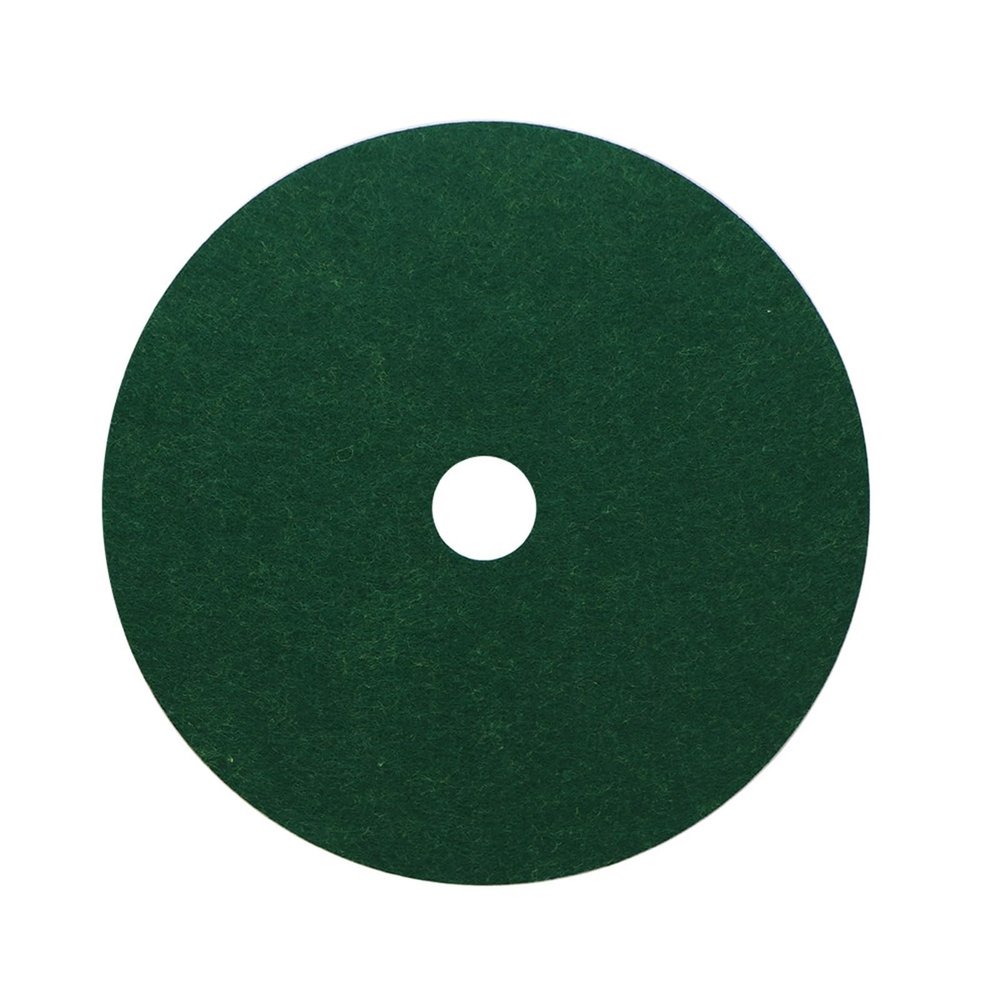 HWJFDC 2 mm Tree Protection Mulch Ring Mat, Dark Green, 1 Piece, 25 x 25 x 3 cm