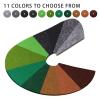 HWJFDC 2 mm Tree Protection Mulch Ring Mat, Dark Green, 1 Piece, 25 x 25 x 3 cm view 4