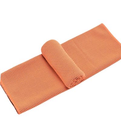 AYWTIUN Sports Towel, Quick-Dry Cooling Towel for Swimming, Fitness, Travel, Cycling, Yoga, Orange, 30 x 90 cm