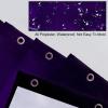 Eslifey Shower Curtain with 10 Hooks, Purple Fulmination Art Decor, 168 x 183 cm view 3