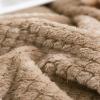 VisLarsc Waffle Throw Blanket for Sofa or Bed, Dark Camel, 150 view 4