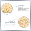 PLAFOPE Wooden Knitting and Crochet Blocking Board with Positioning Pins view 3