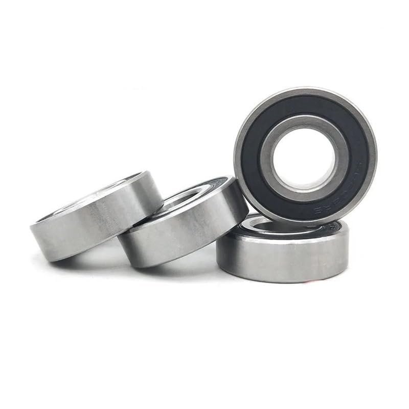 10-Piece Deep-Groove Ball Bearings 682–689 ZZ/2RS with Rubber Seals for Longboards and Roller Skates, CZAOINCU (2RS, 686, 6 × 13 × 5 mm, 10 pcs, ABEC-5)