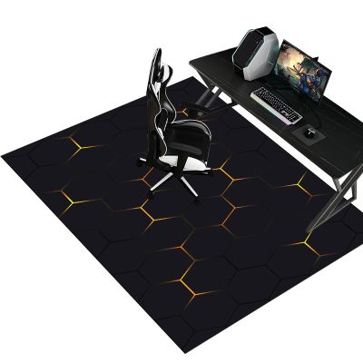 Office Chair Floor Mat, 90 x 140 cm, for Hard Floors and Carpets