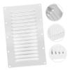 KOMBIUDA White Stainless Steel Yacht Vent Grille, Round view 2